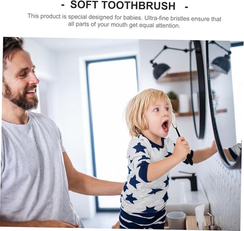 Portable Toothbrush For Adults Soft Bristles Gentle Cleaning 16 Pack Random Colors - Image 3
